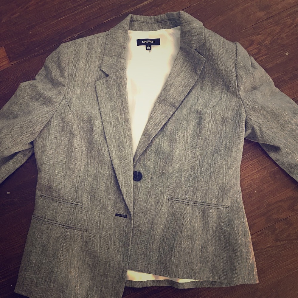 Herringbone blazer